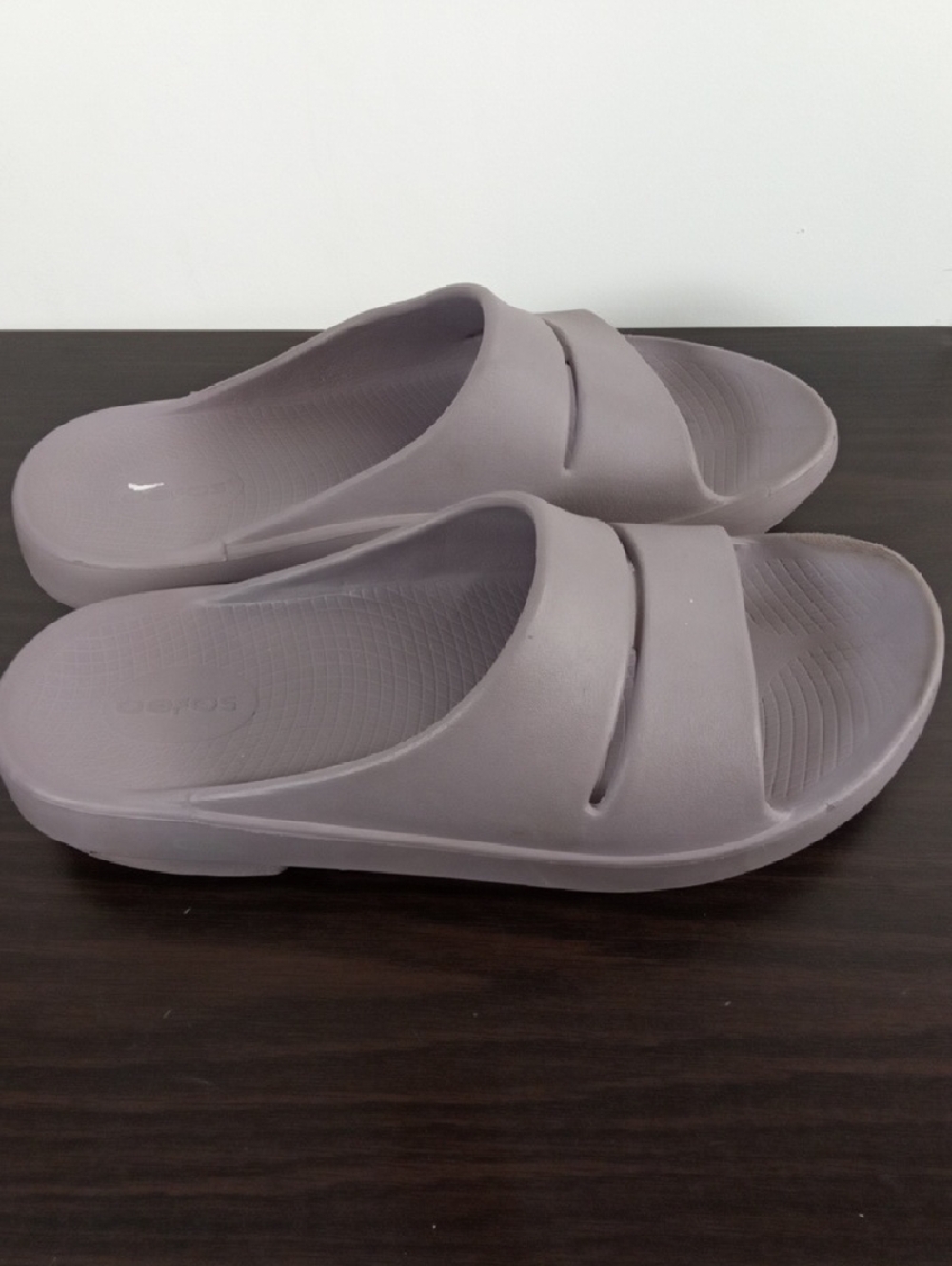 OOFOS Womens Slide Sandals - Light Purple Recovery Womens 12